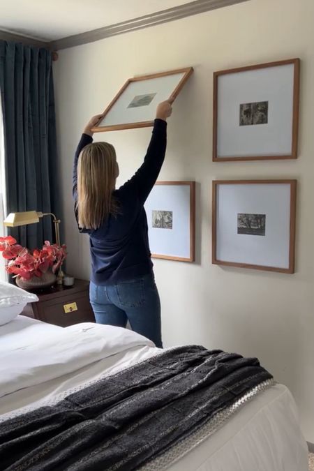 Checkout these new large gallery wall frames in our guest bedroom! 

Comes with a wall template so you can easily nail!

#Walmart #WalmartBetterHomeAndGardens #WallArt #GalleryWall #GalleryFrames 

#LTKhome