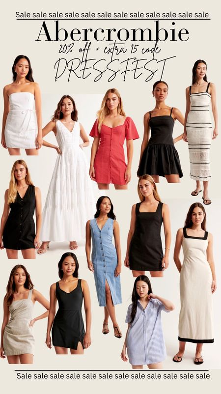 Abercrombie DRESS FEST- 20% off dresses + extra 15% off code DRESSFEST

#LTKSeasonal #LTKSaleAlert #LTKStyleTip