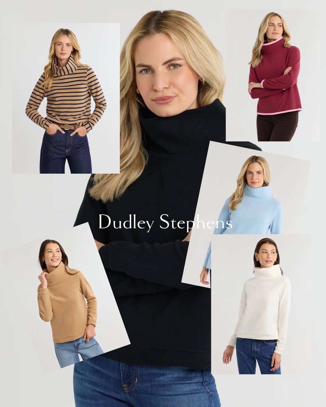 Dudley Stephens 30% off sitewide! Hands down my fave turtleneck b/c of the stand up neck!!! Fleece material (all recycled) so can dress up or down. I love this female founded company-a mother and her two daughters. Such a great gift idea and price point!! I have the black, park slope in a small. 

#LTKCyberWeek #LTKSaleAlert #LTKGiftGuide