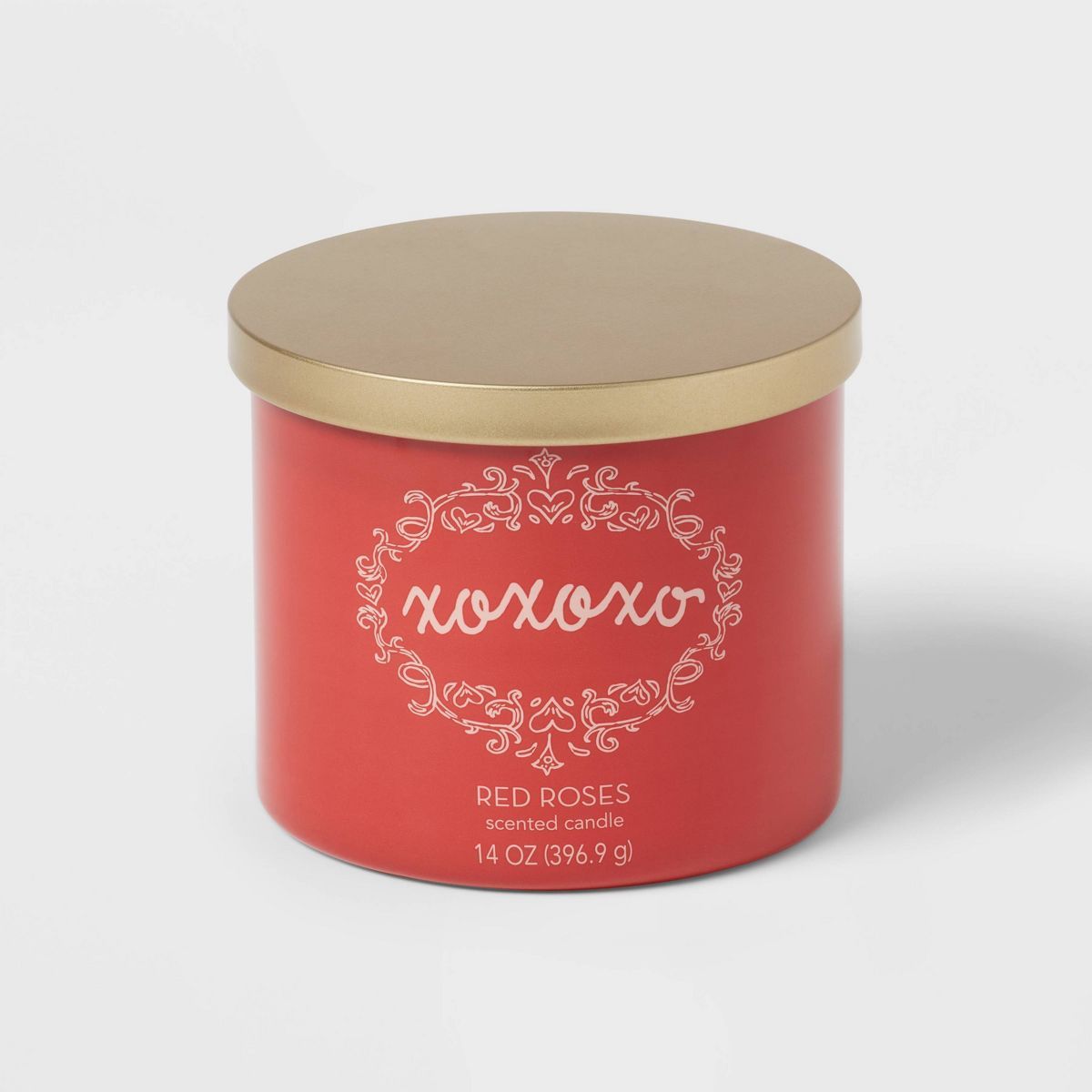 3-Wick 14oz Candle XOXO Red Roses - Threshold™ | Target