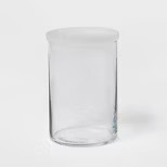 31oz Glass Large Stackable Jar with Plastic Lid - Made By Design™ | Target