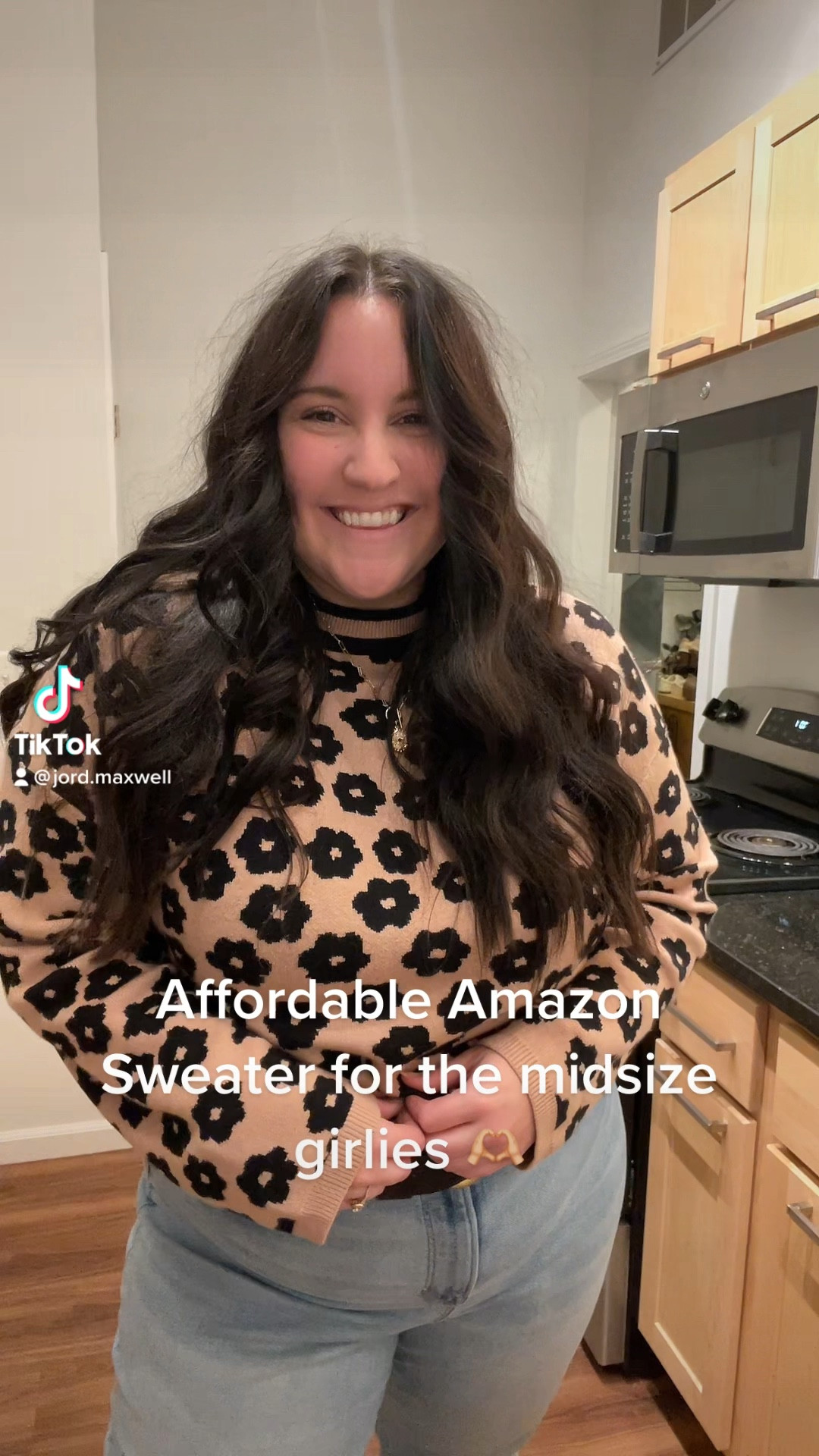 Wearing an XL in the sweater! 

#LTKfit #LTKcurves #LTKunder50