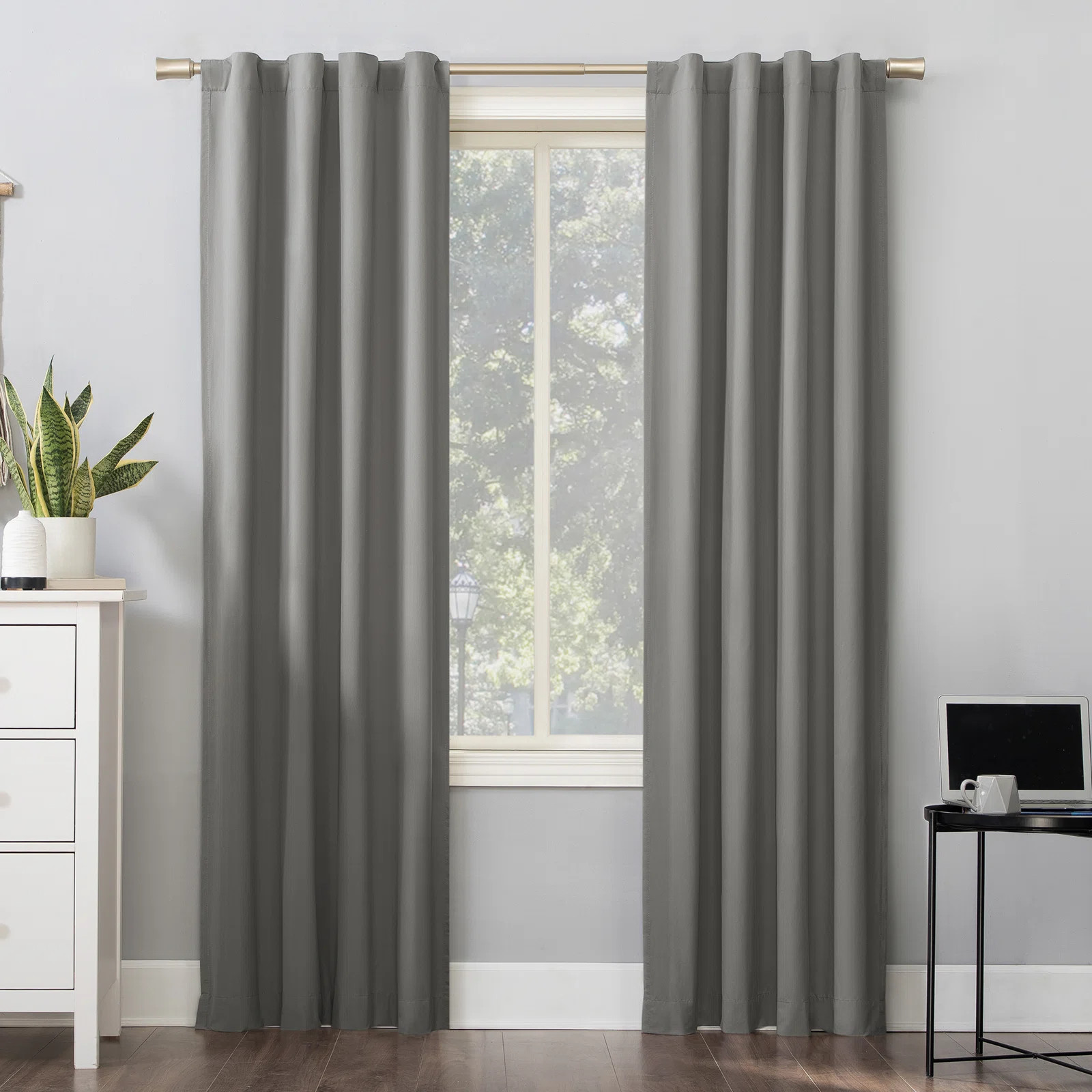 Wayfair Basics Thermal 100% Blackout Back Tab/Rod Pocket Curtain Panel | Wayfair North America