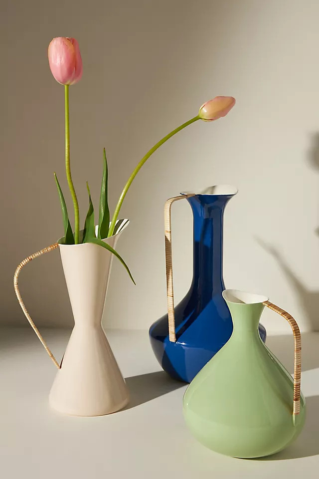Marina Enamel Vase | Anthropologie (US)