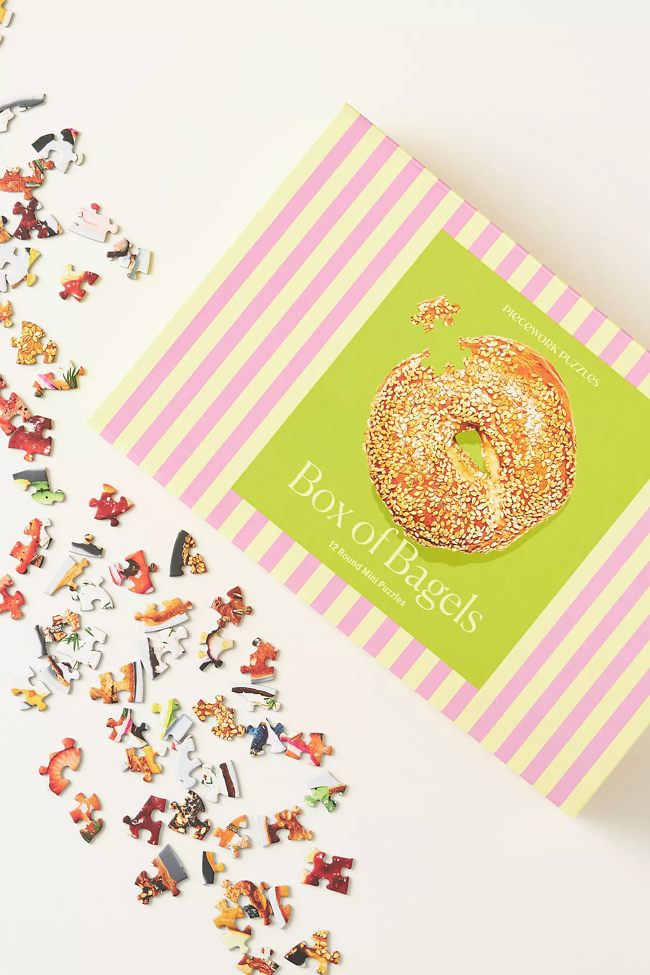 Piecework Box of Bagels Puzzles | Anthropologie (US)