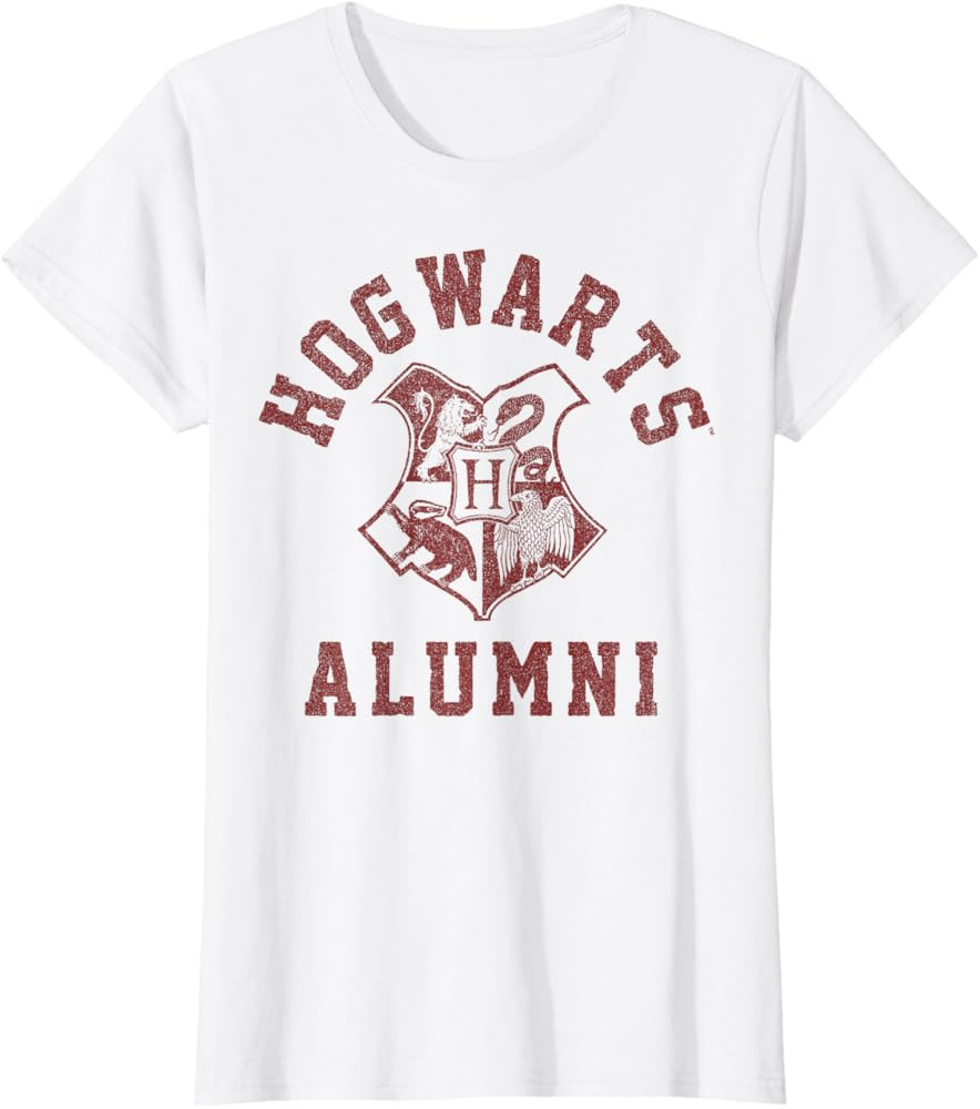 Harry Potter Hogwarts Alumni Crest T-Shirt | Amazon (US)