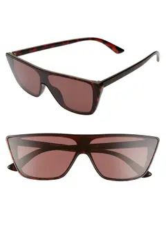 57mm Flat Top Shield Sunglasses | Nordstrom