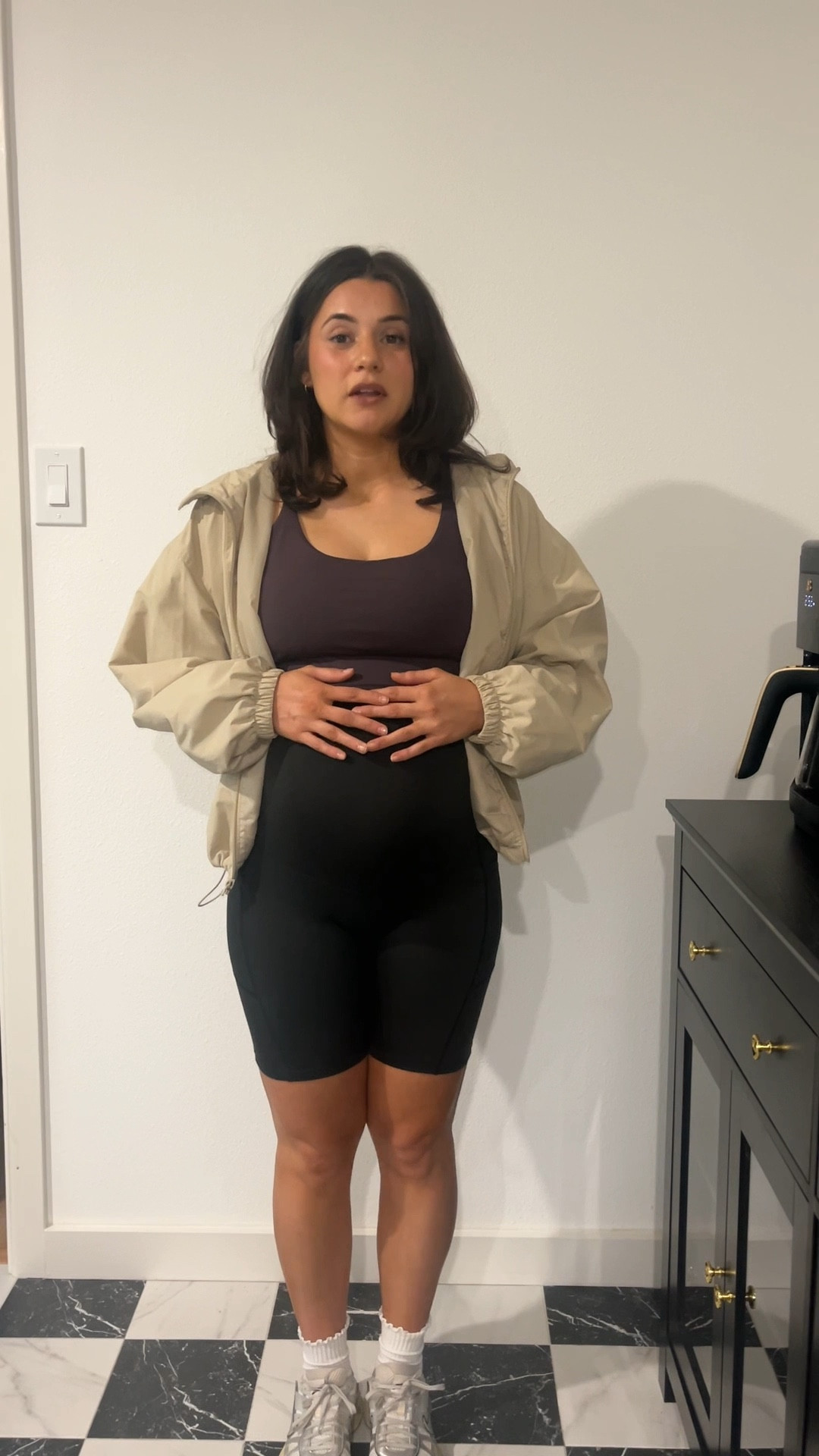 Comfortable & cute bike shorts that I’ll be wearing on repeat the rest of this pregnancy 🤰 #pregnant #maternityoutfit #maternityclothes

#LTKBump #LTKBaby