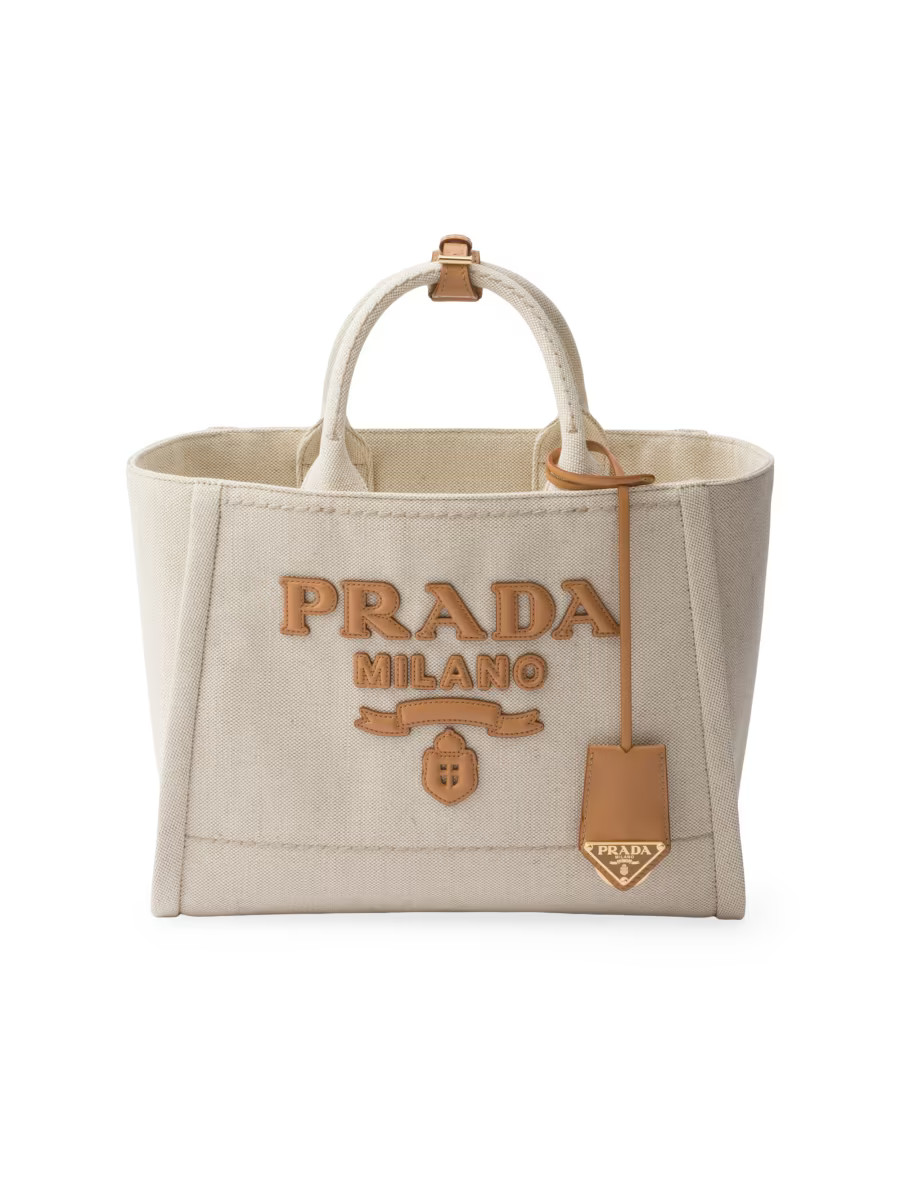 Large Linen Blend Tote Bag | Saks Fifth Avenue