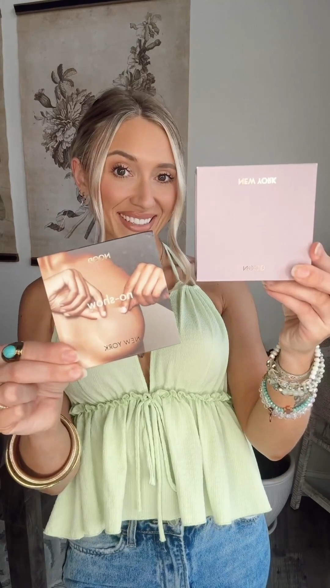 #ad Your bra could never... let's talk about my secret weapon. @NOODS 

These are Nood's No-Show Adhesive Nipple Covers, and they are life changing. Totally invisible thanks to their SkinFinish - matte silicone, but still sweatproof, waterproof, and crazy comfortable. Perfect for low-back tops, plunging necklines-mine dips way low in the front-and zero bra lines in sight. They're reusable up to 100 times, skin safe, and even the packaging is recyclable. Basically... braless confidence on a whole new level! 

#LTKStyleTip