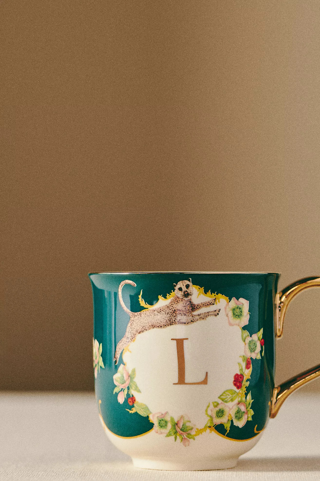 Lou Rota Nature Table Monogram Mug | Anthropologie (US)