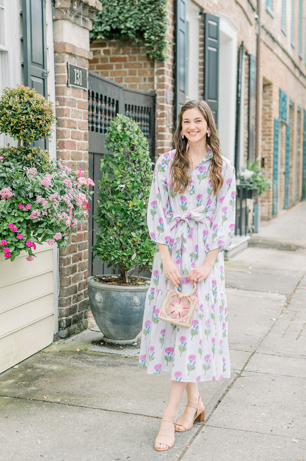 Folly Flounced Dress | Passion Flower | Victoria Dunn 