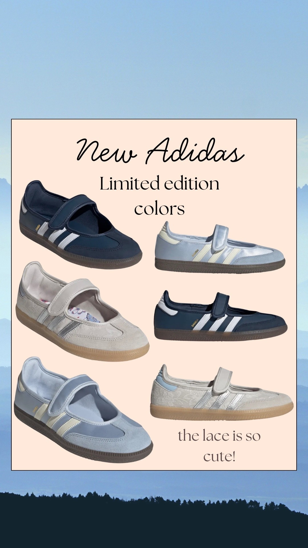 New Mary Jane adidas sambas colors!