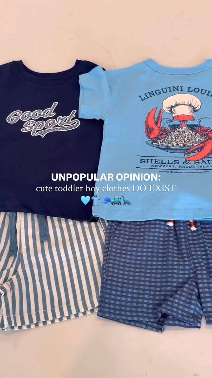 Toddler boy outfit ideas for summer ☀️

As a mom to 2 boys I’m always on the lookout for cute boy clothes and I think I hit the jackpot with these 🤩

🩵 Send this to a boy mom & save for later!! 

#toddlerboy #boyclothes #toddlerboyclothing #boymom #babyboyclothes

#LTKmomlife #LTKootd