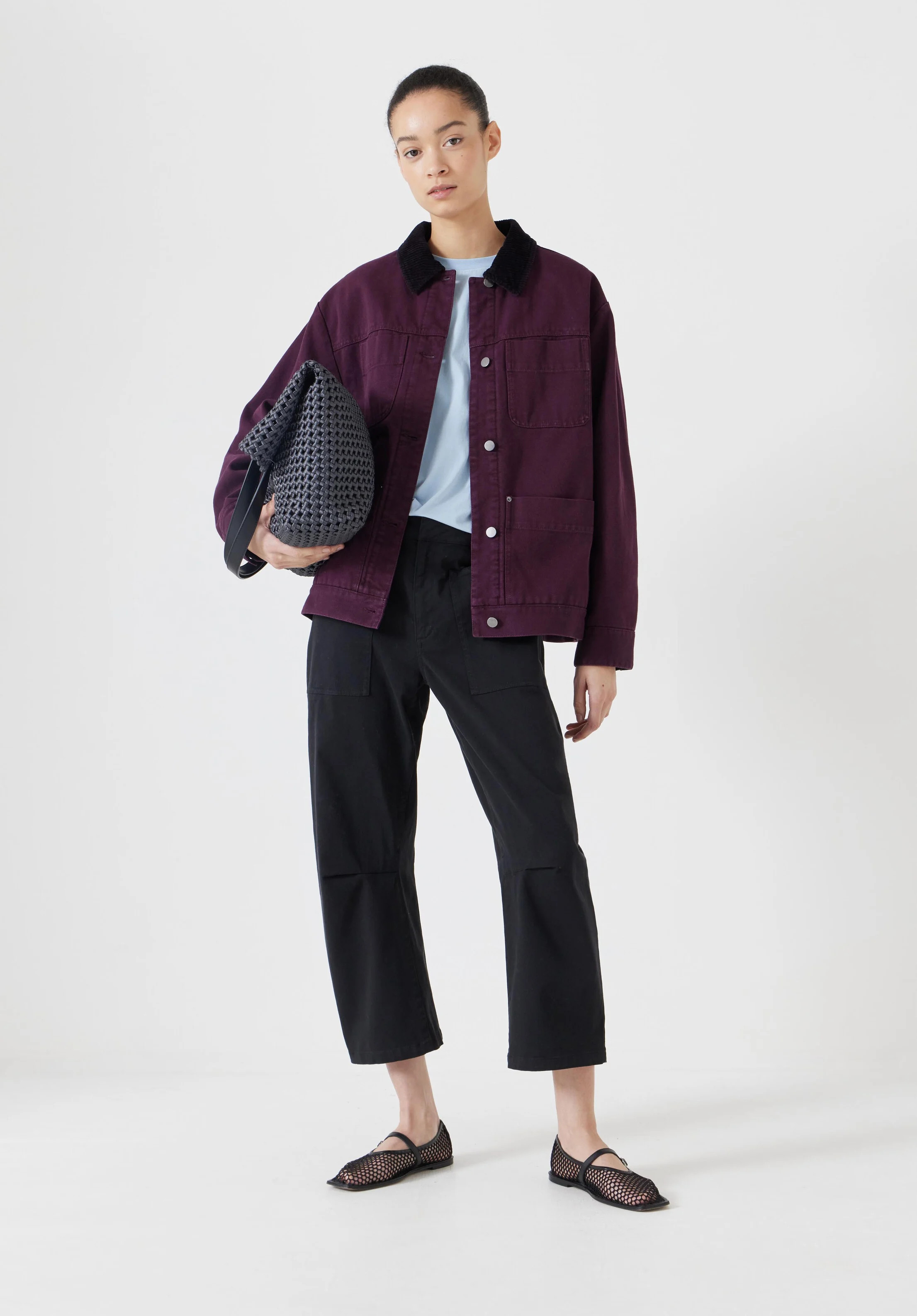 Cord Collar Barn Jacket | Hush UK