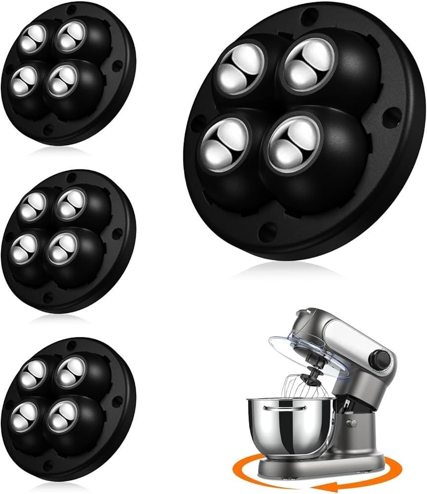Self Adhesive Caster Wheels, Appliance Rollers for Kitchen Appliances, 360° Swivel Universal Whe... | Amazon (US)