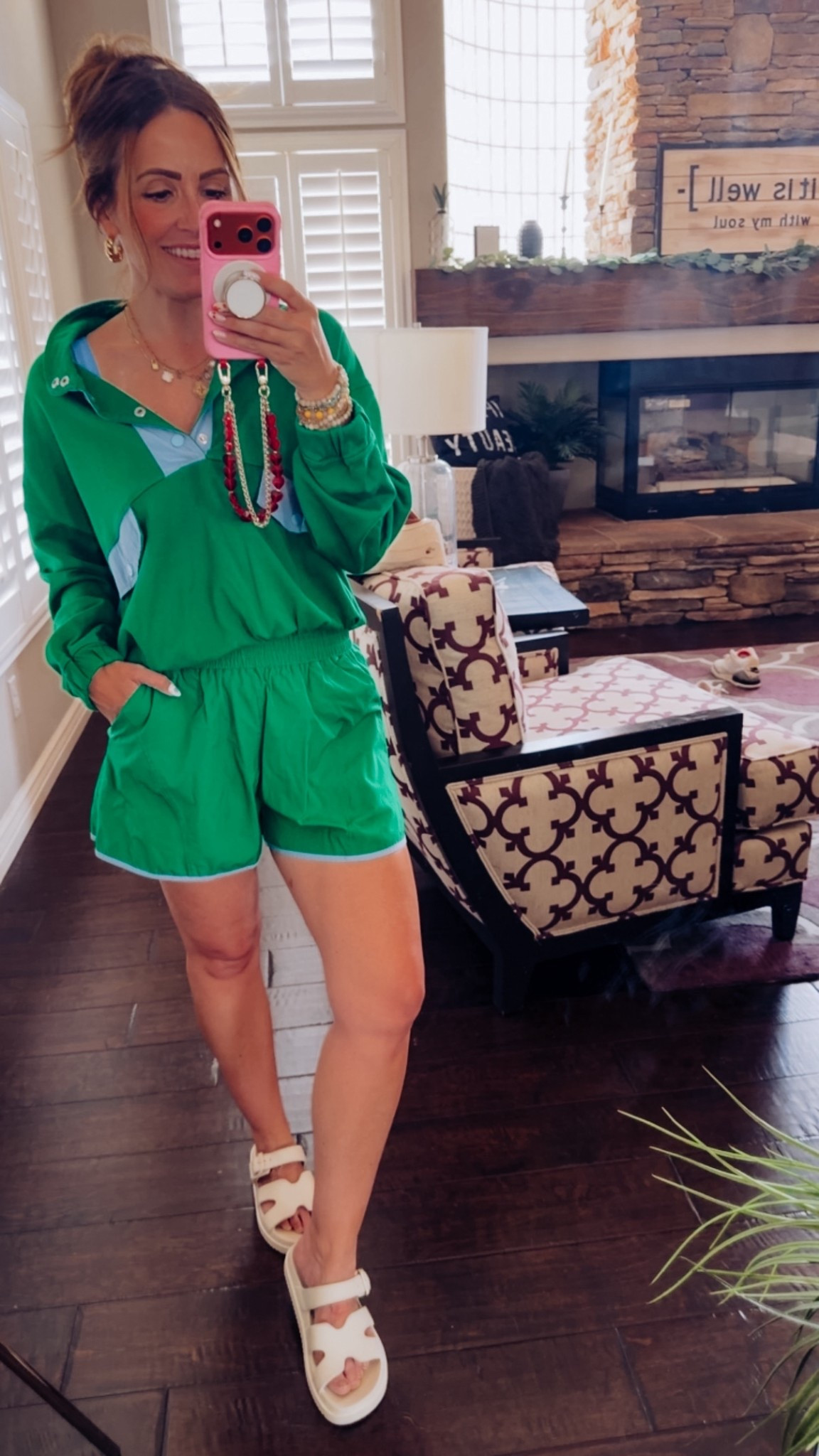 Comfy, cute spring matching set. The color combos are endless and so good!!

#LTKOver40 #LTKmomlife #LTKActive