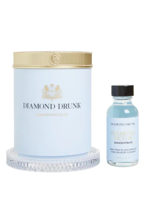 DIAMOND DRUNK Fine Jewelry Cleaner Starter Collection in Something Blue at Nordstrom | Nordstrom