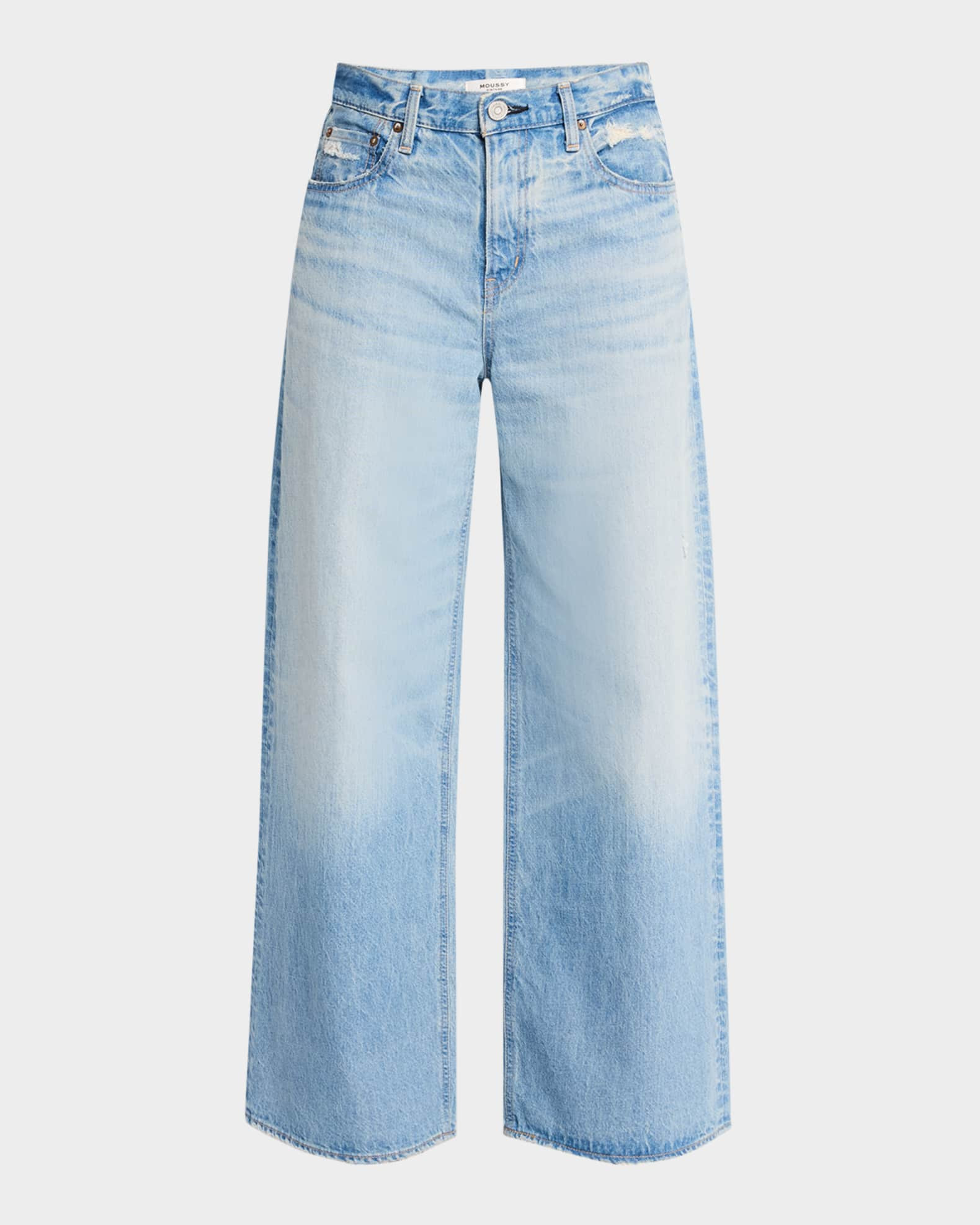 Lowell Wide-Leg Jeans | Neiman Marcus