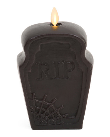 Rip Tombstone Candle | Marshalls