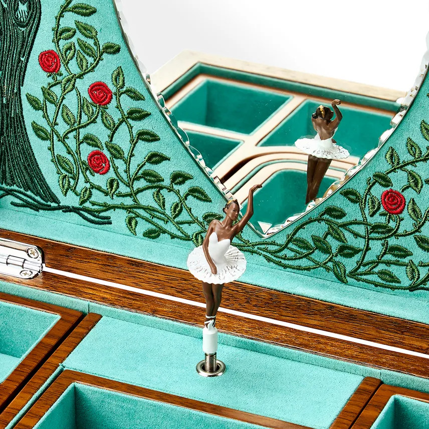 WOLF 1834 Sleeping Beauty Musical Ballerina Jewellery Box | Fortnum & Mason