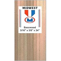 BASSWOOD 3/16" x 3/8" x 24" | Amazon (US)