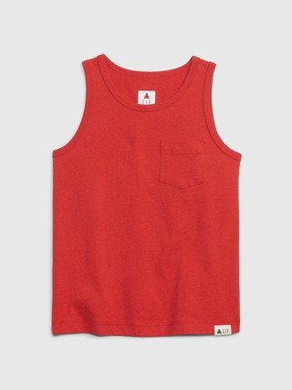 Toddler 100% Organic Cotton Mix and Match Pocket Tank Top | Gap (US)