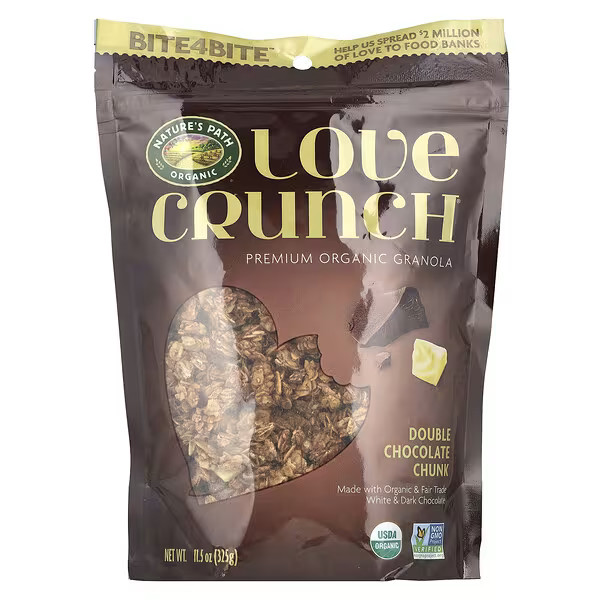Nature's Path, Love Crunch®, Premium Organic Granola, Double Chocolate Chunk, 11.5 oz (325 g) | iHerb