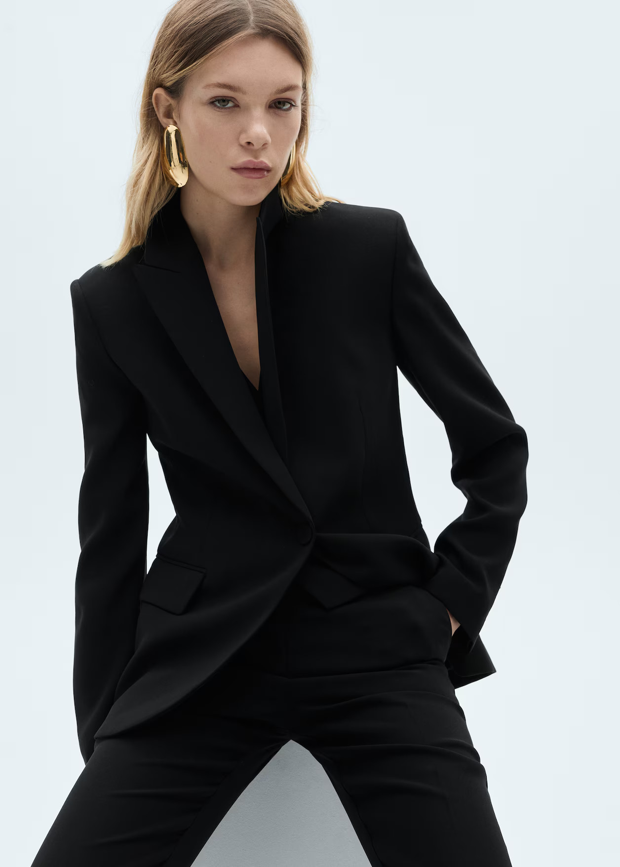 Structured suit jacket - Women | MANGO United Kingdom | MANGO (UK)