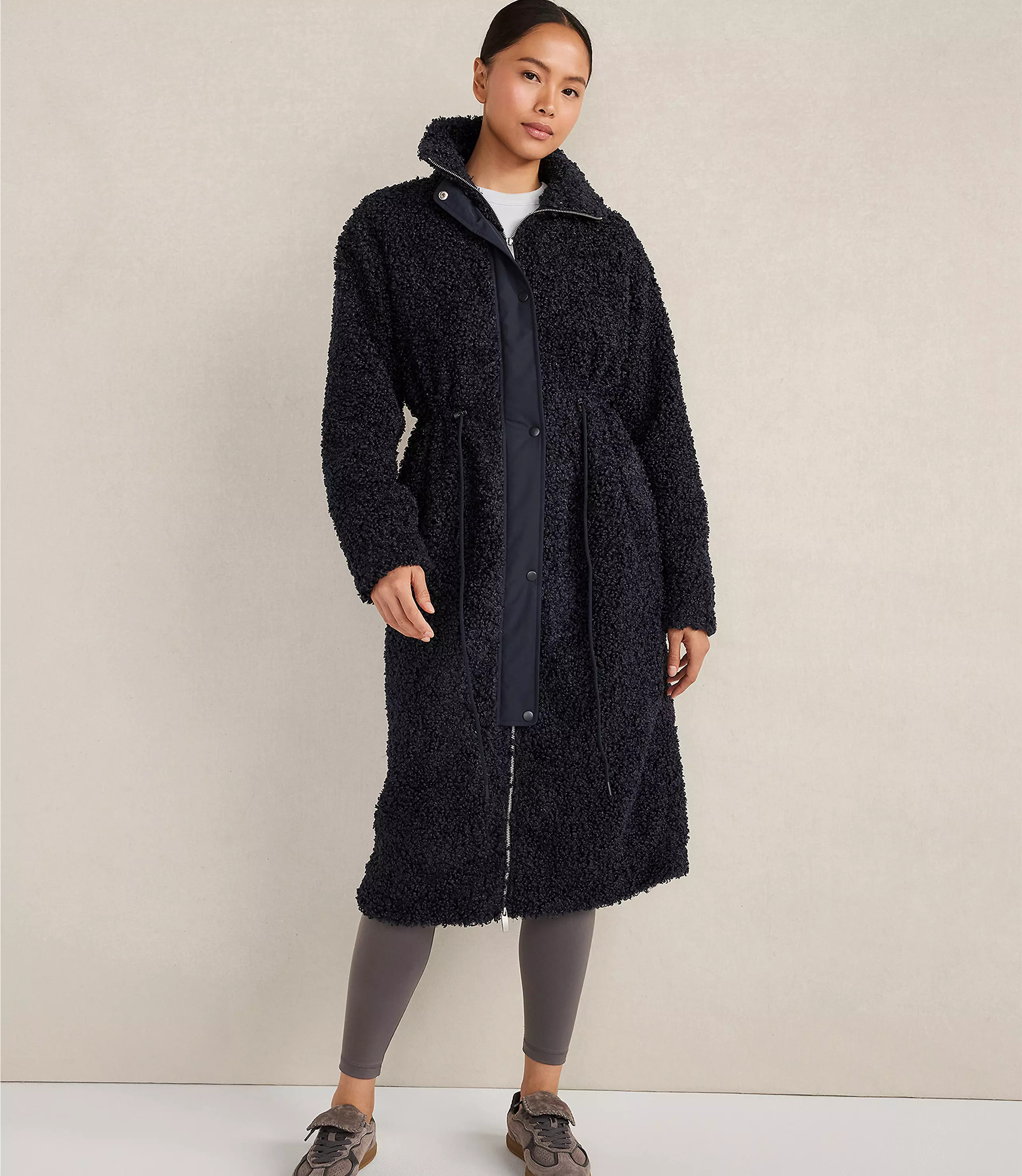 Haven Well Within Long Sherpa Coat | LOFT