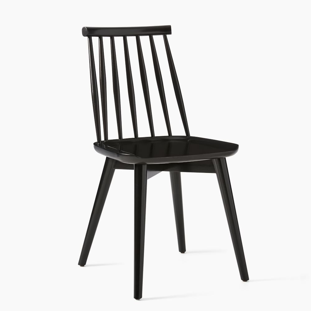 Windsor Dining Chair, Petrol, Set of 2 | West Elm (US)