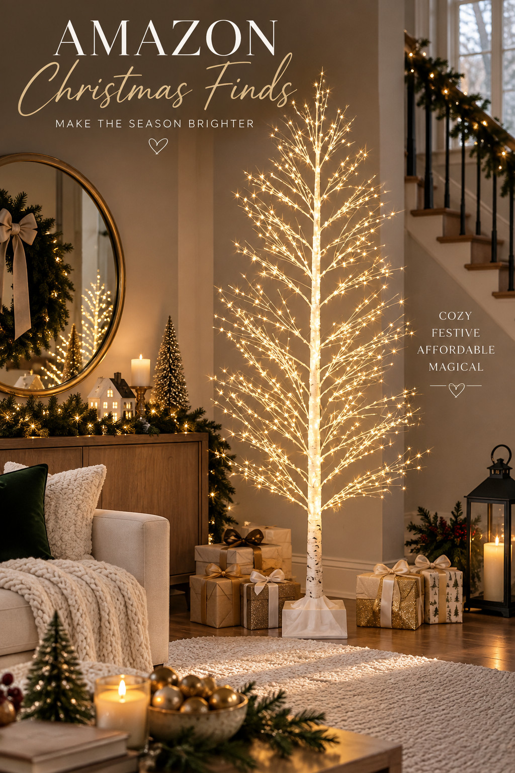 Found way too many cute Amazon Christmas pieces and now I want to redo the whole house 😂🎁 Think cozy trees, pretty ornaments, warm lights, and little festive touches everywhere. If it’s already in your cart, I’d probably check out before the holiday rush hits. 🎄✨
#AmazonChristmasFinds #ChristmasDecorating #HolidayDecor #ChristmasTreeDecor #ChristmasOrnaments #AmazonDecor #ChristmasHome #FestiveHome #HolidayMustHaves #Christmas2026 

 #LTKSeasonal #LTKHome #LTKSaleAlert