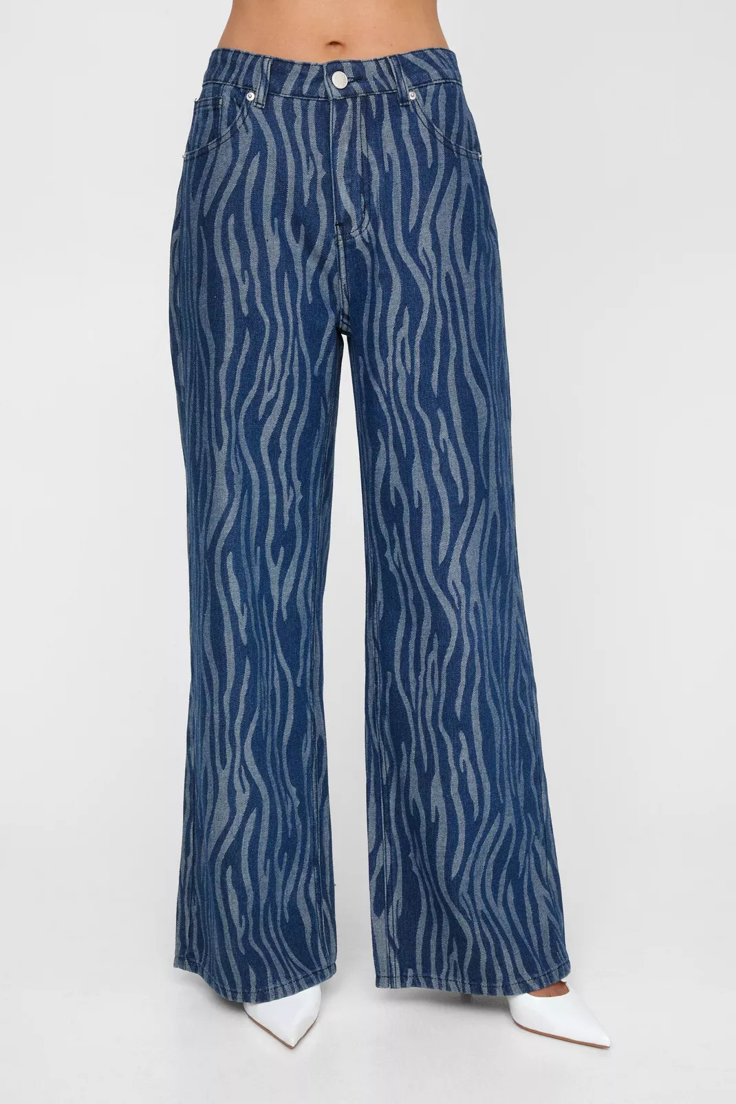 Zebra Denim Jean | Nasty Gal US