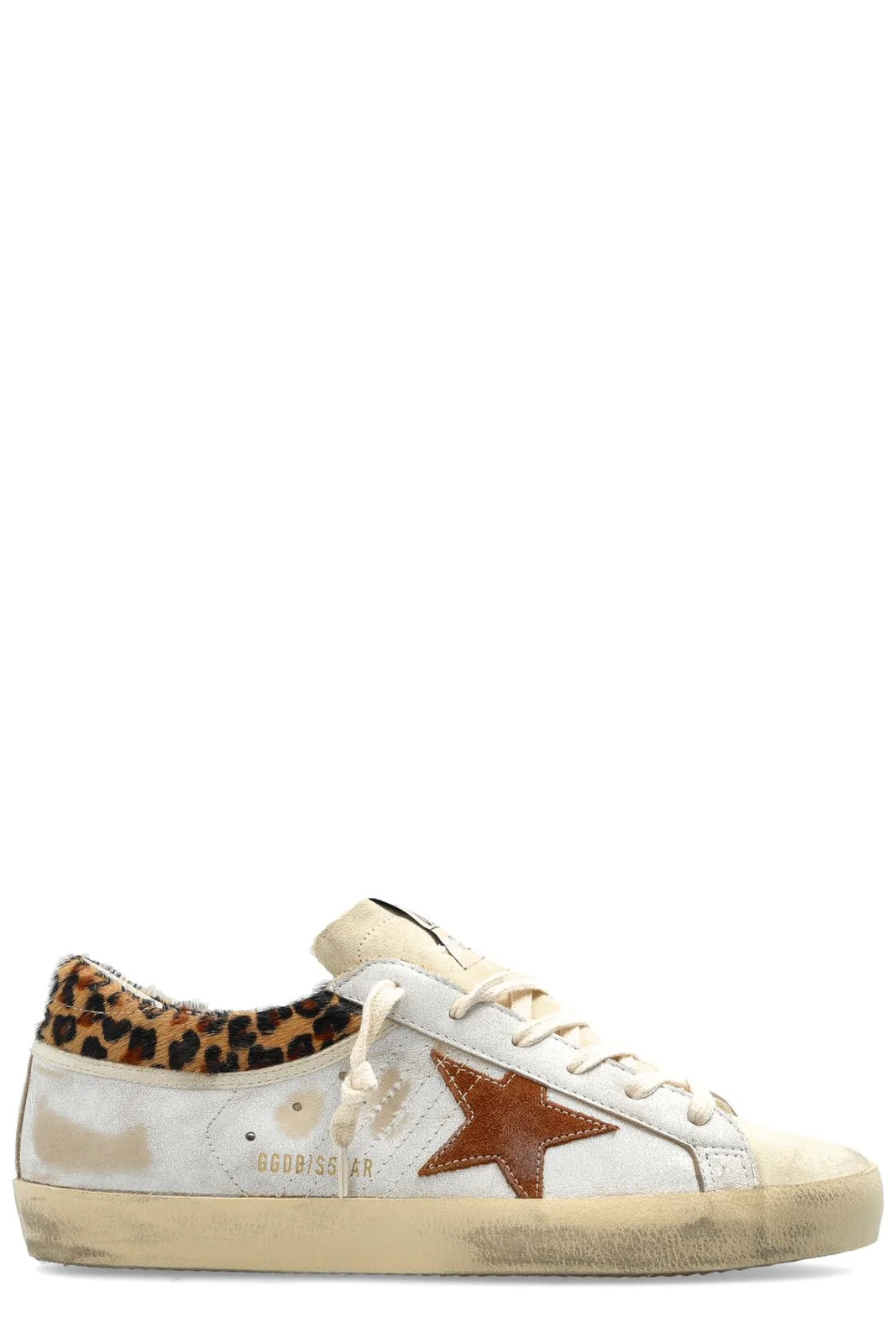 Golden Goose Deluxe Brand Super Star Lace-Up Sneakers | Cettire Global