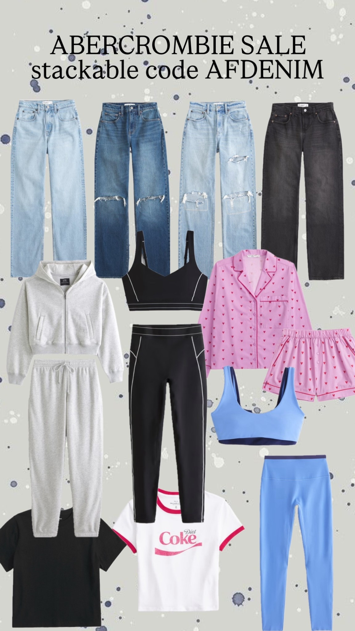 big Abercrombie denim (and everything else!) sale!! code AFDENIM will stack too! 

#LTKootd #LTKActive #LTKSaleAlert