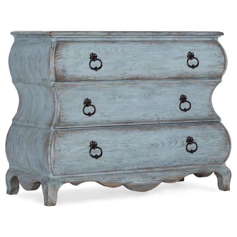 Beaumont 3 - Drawer Bachelor's Chest in Blue | Wayfair North America