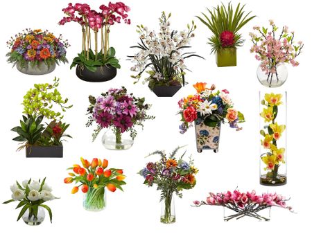 Bring on all the beauty of spring! This collection is blooming with pretty #springfloralarrangements decor to brighten up your home.