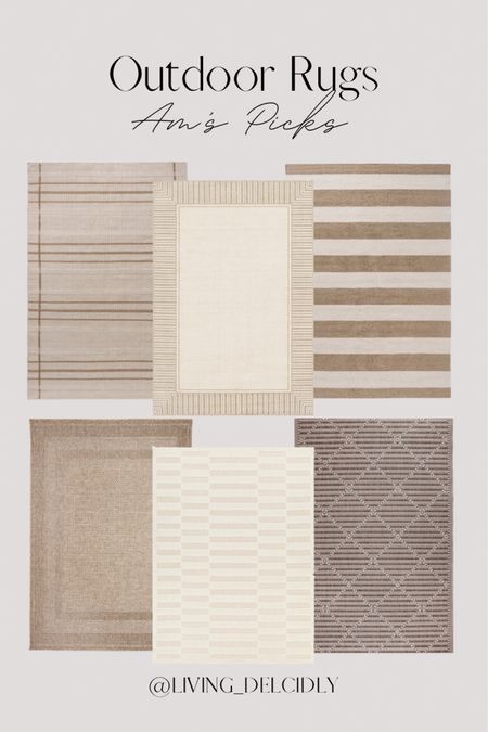 Neutral outdoor rugs that I’m loving✨

#LTKHome