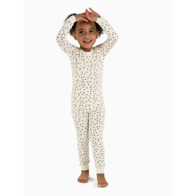 Modern Moments by Gerber Baby and Toddler Unisex Valentine's Day Pajama Set, 2-Piece, Sizes 12M-5... | Walmart (US)
