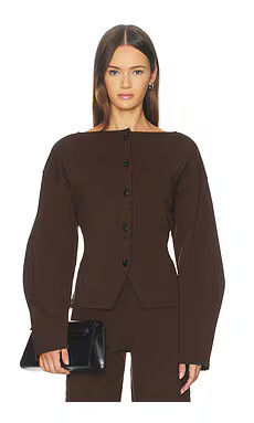 SRG Carinnthia Cardigan in Chocolate from Revolve.com | Revolve Clothing (Global)