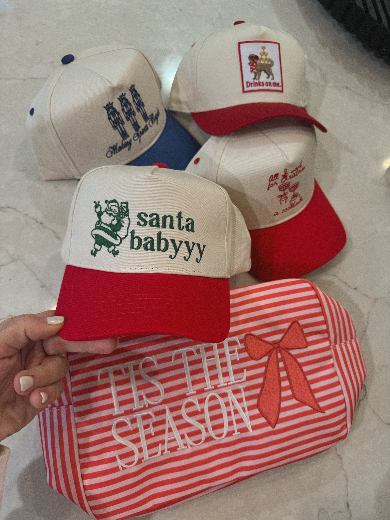Santa Baby🎅🏻 some new trucker hats from Kenz Kustomz! So many cute holiday arrivals! Code HOLLEYG saves you on her site 😍

Christmas / hats / for her / gift idea / the bar / Holley Gabrielle / seasonal / small shop 

#LTKFindsUnder50 #LTKHoliday #LTKSeasonal