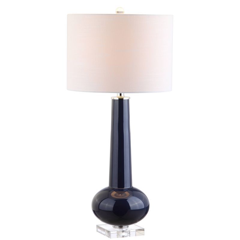 31" Glass Hope Table Lamp (Includes LED Light Bulb) Blue - JONATHAN Y | Target