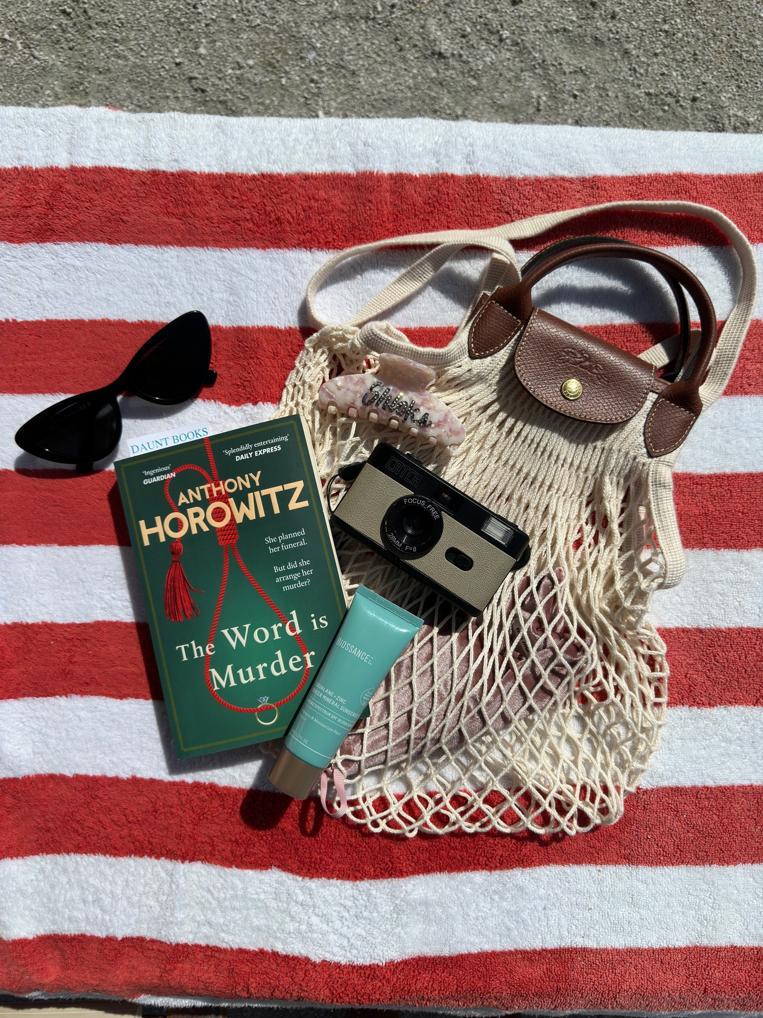 All the sun and beach essentials! Grab this longchamp net bag before it sells out again! The perfect Christmas gift too! 

#LTKbeauty #LTKitbag #LTKfindsunder100