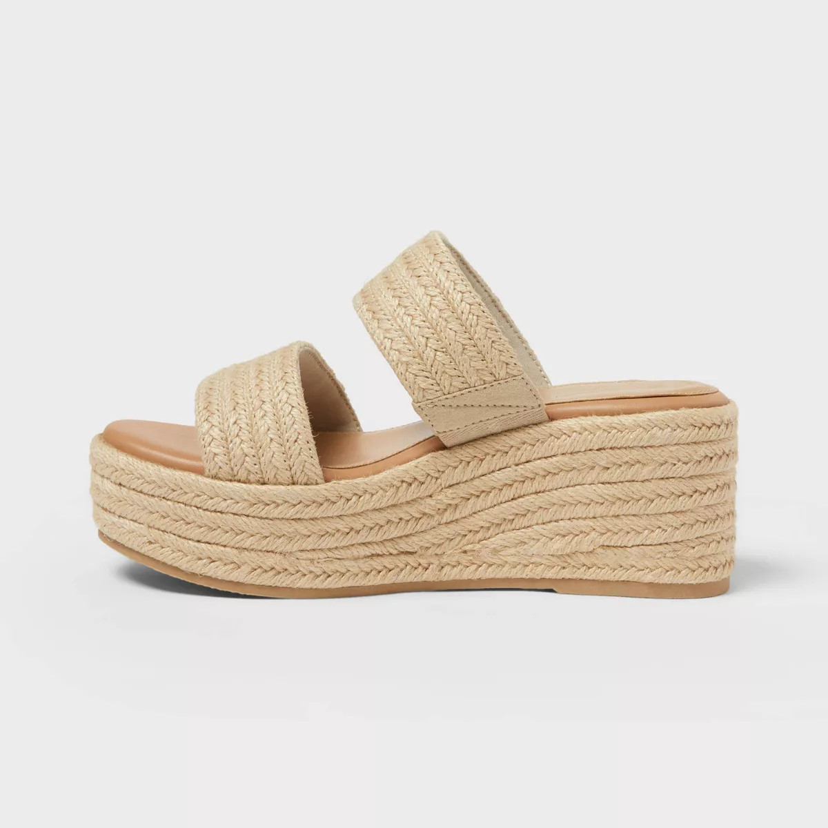 Women’s Kayli Heels with Memory Foam Insole - Universal Thread™ 8 Natural | Target