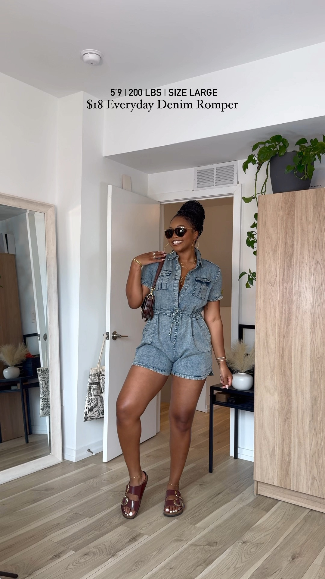 Obsessed that I caught this romper on sale for $18!! I love her for everyday casual outfits. 

I am 5’9 | 200 lbs wearing a size large romper 😍

Perfect outfit for running errands, shopping, day date, grocery shopping, grabbing coffee, or vacation! You must have prime to get the discount! 

#LTKfindsunder50 #LTKmidsize #LTKstyletip