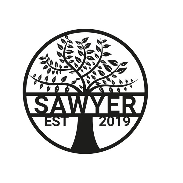 Kouts Beautiful Tree of Life Personalized Steel Wall Sign | Wayfair North America