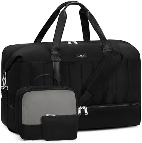 IBFUN Weekender Bags for Women, Travel Duffle Bag with Shoe Compartment Carry on Weekender Overni... | Amazon (US)