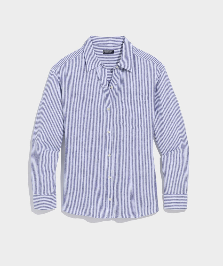 Linen Relaxed Button-Down | vineyard vines