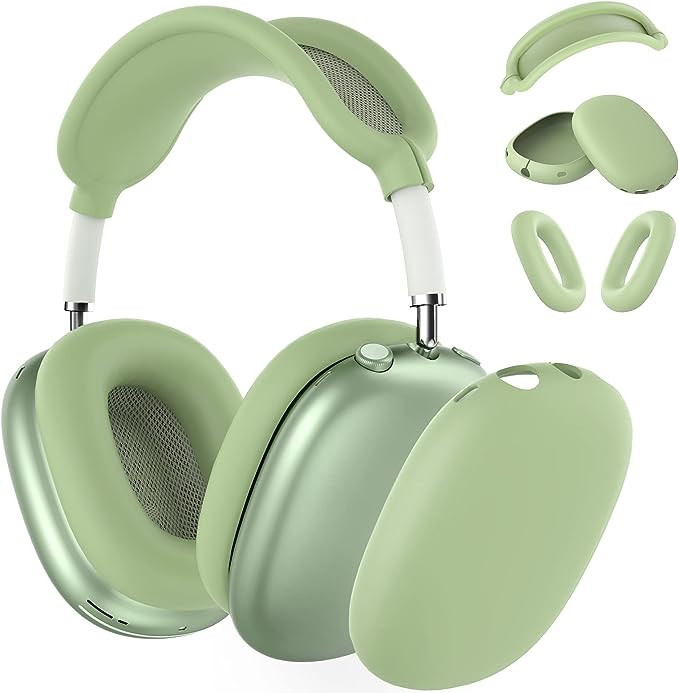 Silicone Case Cover for AirPods Max Headphones, Anti-Scratch Ear Pad Case Cover/Ear Cups Cover/He... | Amazon (US)