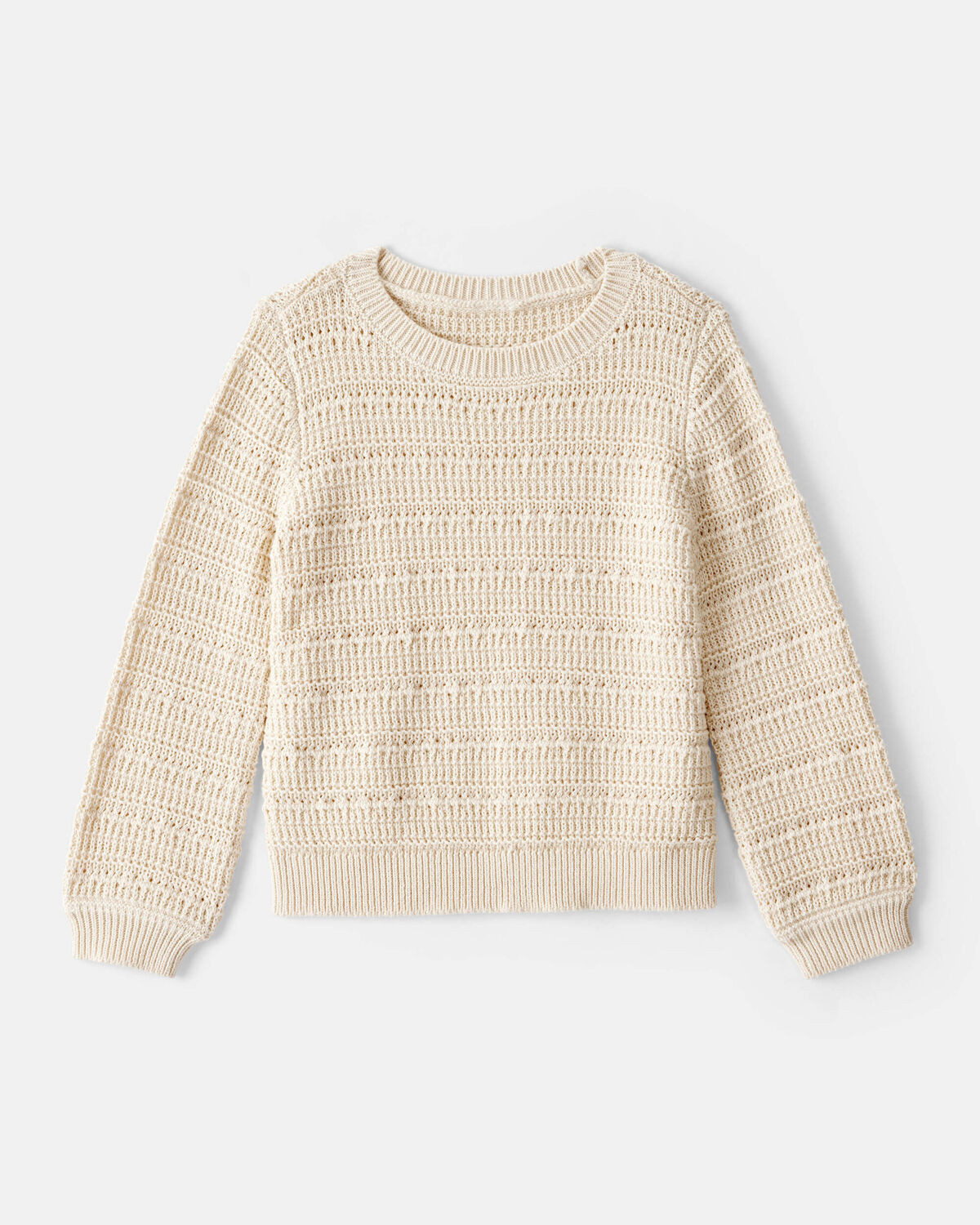 Toddler Girl Long-Sleeve Sweater - Ivory | Carter's Inc